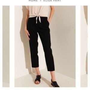 Monk and Lou (Plenty) Black Trousers Size 2